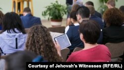 Jehovah's Witnesses have been labelled as "extremist" in Russia and the Supreme Court has banned the denomination. (file photo)