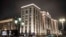 RUSSIA - Cars drive in front of the headquarter building housing the State Duma, the Lower House of the Federal Assembly of the Russian Federation, in Moscow on December 4, 2017
