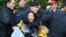 Kazakhstan - Kazakh police officers detain opposition protesters in Almaty on May 1, 2019. - Dozens of protesters opposed to Kazakhstan's authoritarian regime were arrested by police in the largest city Almaty on Wednesday after decrying a snap election c