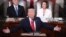 U.S. - U.S. President Donald J. Trump (B) delivers his State of the Union address in front of Vice President Mike Pence (L) and Speaker of the House Nancy Pelosi during a joint session of congress in the House chamber of the US Capitol in Washington, DC, 