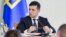 UKRAINE -- Ukrainian President Volodymyr Zelenskiy attends a meeting in Kyiv, February 11, 2020