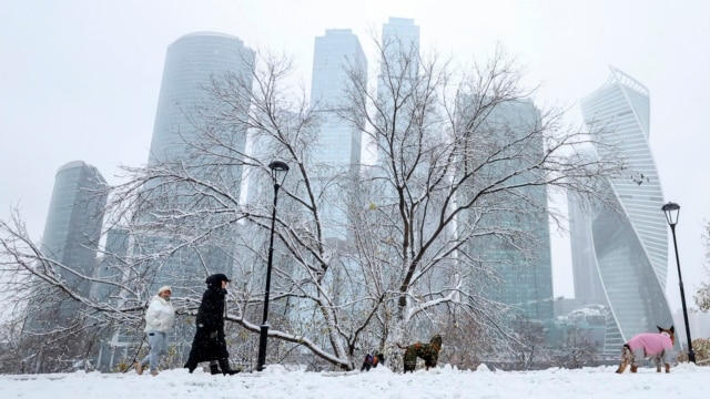 Отключения электричества и транспортный коллапс в Москве из-за снегопада