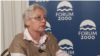 Leyla Yunus speaks to Currenttime.tv during Forum 2000 in Prague in October 2018 
