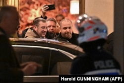 Cекретарь Совета национальной безопасности и обороны Украины Рустем Умеров в Женеве, 17 февраля 2026 года. Фото AFP