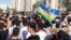 Demonstration in Nukus