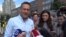 Алексей Навальный на протестной акции в Москве