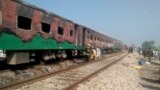 Страшный пожар в поезде в Пакистане начался от газовой горелки