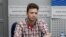 Belarus - Belarus activist Roman Protasevich takes part in a briefing for journalists and diplomats organized by the Ministry of Foreign Affairs of Belarus in Minsk, 14JUN2021.