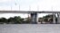 UKRAINE – The Antonivka Road Bridge across the Dnipro River, that connects the city of Kherson to the left bank area, damaged by the strikes of the Armed Forces and unfit for use by motor vehicles, September 13, 2022 