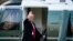 U.S. -- U.S. President Donald J. Trump boards Marine One on the South Lawn after exiting the White House for the last time on the morning of Joe Biden's Presidential inauguration, in Washington, DC, USA, 20 January 2021. Joe Biden won the 03 November 2020