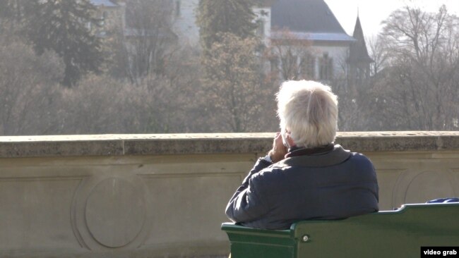 Пожилой мужчина в Берне
