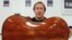 Russia -- Artistic director of the St. Petersburg Music House, cellist Sergei Roldugin speaks about the Stuard cello (1732) by Antonio Stradivari at a press conference, in St. Petersburg, September 29, 2016