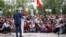 Kyrgyzstan Bishkek. Almazbek Atambayev. Atambaev - meeting - protest action - July 3, 2019