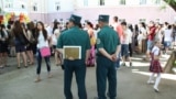 Uzbekistan - last bell in uzbek school in Tashkent