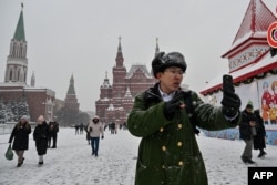 Красная площадь в Москве, фото AFP, 12 февраля 2026 года