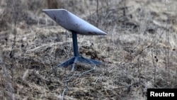 Терминал Starlink под Бахмутом