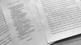 U.S. -- A portion of the February 16, indictment against Russia's Internet Research Agency is photographed in Washington, March 15, 2018