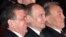 Президенты Узбекистана, России и Казахстана на встрече ШОС в Астане 