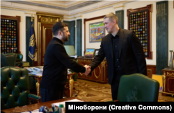 Михаил Федоров и Владимир Зеленский
