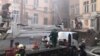 В Одессе горит колледж экономики, одна женщина погибла, 14 человек пострадали