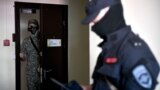 RUSSIA -- The Moscow office of the Open Russia civic movement is searched by the police, in Moscow, August 9, 2018