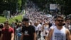 Шествие в Хабаровске в поддержку арестованного губернатора Хабаровского края Сергей Фургала