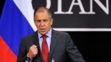 Belgium -- Russian Foreign Minister Sergei Lavrov gives a press after the NATO - RUSSIA Council meeting at the NATO Headquarters in Brussels, 19Apr2012