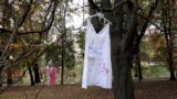 Акция против семейного насилия в Минске
