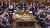 U.K. -- British Prime Minister Theresa May (centre left) speaks in the House of Commons in London, March 29, 2019