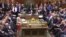 U.K. -- British Prime Minister Theresa May (centre left) speaks in the House of Commons in London, March 29, 2019