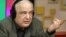 RUSSIA -- MOSCOW, OCTOBER 16, 2007. Soviet dissident Vladimir Bukovsky giving his on-air interview on Ekho Moskvy Radio.