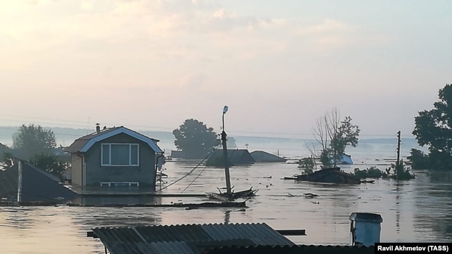 Тулун после наводнения, июнь 2019 года