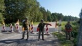 Lithuania closes border crossing with Belarus amid security concerns, in Sumskas