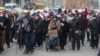 Марш людей с инвалидностью. Минск, Беларусь, 5 ноября 2020 года