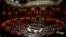 Italy -- A general view shows the lower house of Parliament during Italys' Prime Minister Enrico Letta speech on October 2, 2013 in Rome. 