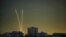UKRAINE – Russian rockets launch against Ukraine from Russia's Belgorod region are seen at dawn in Kharkiv, Ukraine, September 1, 2022