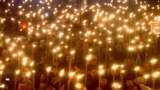 Tallinn, Estonia - People attend a torchlight procession organized by the far-right Estonian Conservative People's Party (EKRE) in Tallinn, Estonia February 24, 2019. REUTERS/Ints Kalnins/File Photo