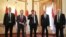 Лидеры оппозиции на пресс-конференции в Минске