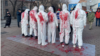 В Алматы активисты провели перформанс в память о жертвах событий в 1986-м и 2011 годах