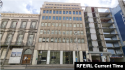 Здание, в котором находится центр "Украинские голоса" в Брюсселе