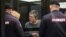 RUSSIA -- Former Russian Economy Minister Aleksei Ulyukayev (C) attends a court hearing in Moscow, April 12, 2018