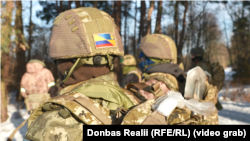 Иностранные военные на тренировке в Украине