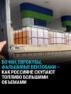 "14 еврокубов в машине стоят!" Россияне используют смекалку для обхода запретов на продажу бензина в канистры