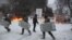 Как разгоняли палаточный лагерь под Радой