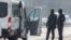 Belarus - Special forces near Bangalore Square, where a protest action was announced at 2 p.m, Minsk, 27Mar2021