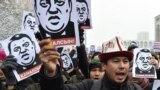 В Бишкеке более тысячи человек приняли участие в акции протеста