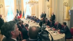 Меркель, Порошенко, Путин и Олланд встречаются в Париже