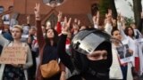 Акция протеста в Минске 27 августа 2020 года. Фото: AFP