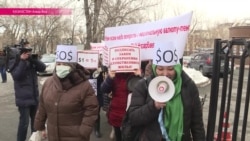 Ипотечники снова прошли маршем протеста по Алма-Ате