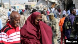 На месте взрыва в Могадишо